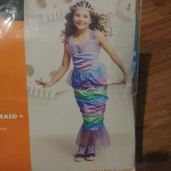 Mermaid Dress Costume. Size 4-6T