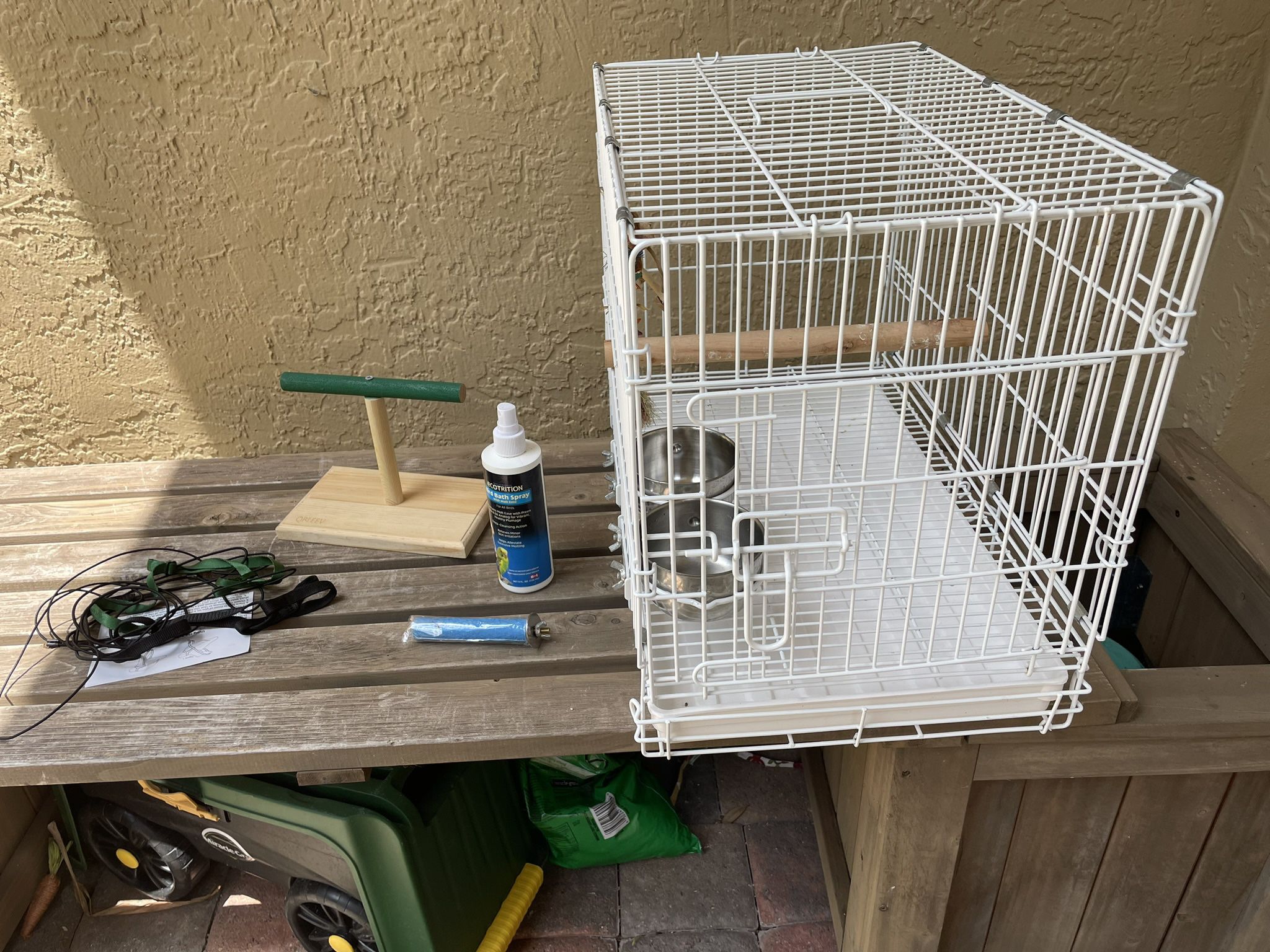 Travel Bird Cage And Accessories