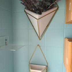 Set Of Wall Mounted Vases 