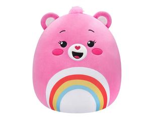 Squishmallows Original Care Bears 12in Cheer Bear – Official Jazwares Plush