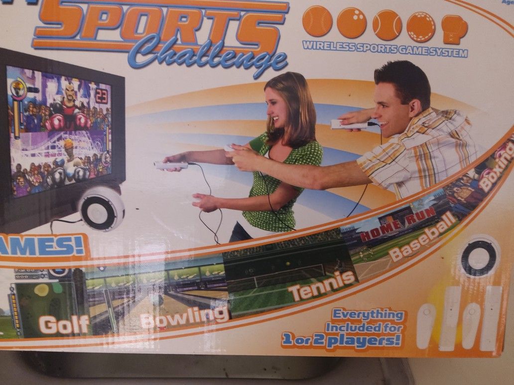 My Sports Challenge 5 In 1 Plug And PLAY remote TV Games