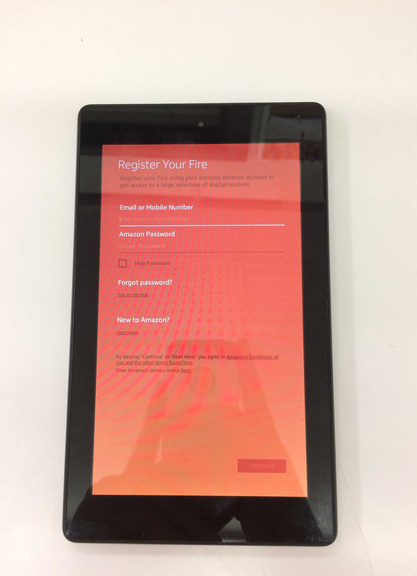 Amazon Fire Tablet Great Condition!! Comes with charger !