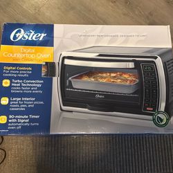Large Oster digital countertop oven with convection