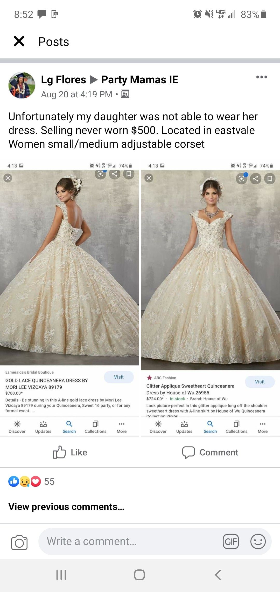 Quinceanera dress