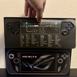 ROG ALLY X 1TB — LIKE NEW WITH HARDSHELL CASE, SCREEN PROTECTOR, BOX, Etc.
