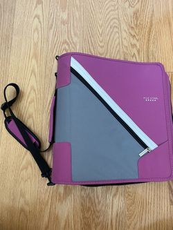 Magenta Zipper Binder