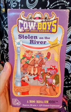 Cowboys of moo mega stolen on the river (rare) VHS