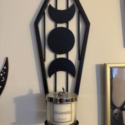Wall Coffin Candle Holder 