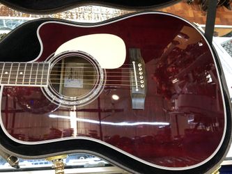 New JJ 6 string guitar with case+ store warranty