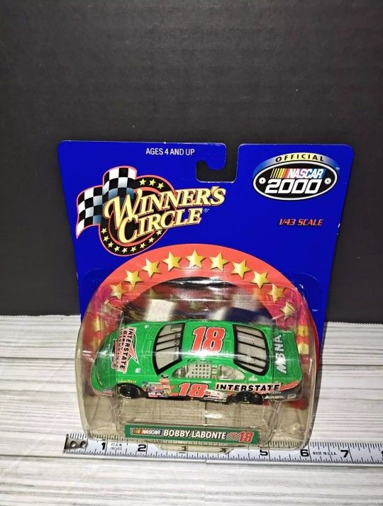 Winners Circle NASCAR Bobby Labonte #18 Diecast Car 1/43 Scale Vintage 2000