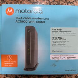 Motorola MG7550 - Modem With Built In WiFi