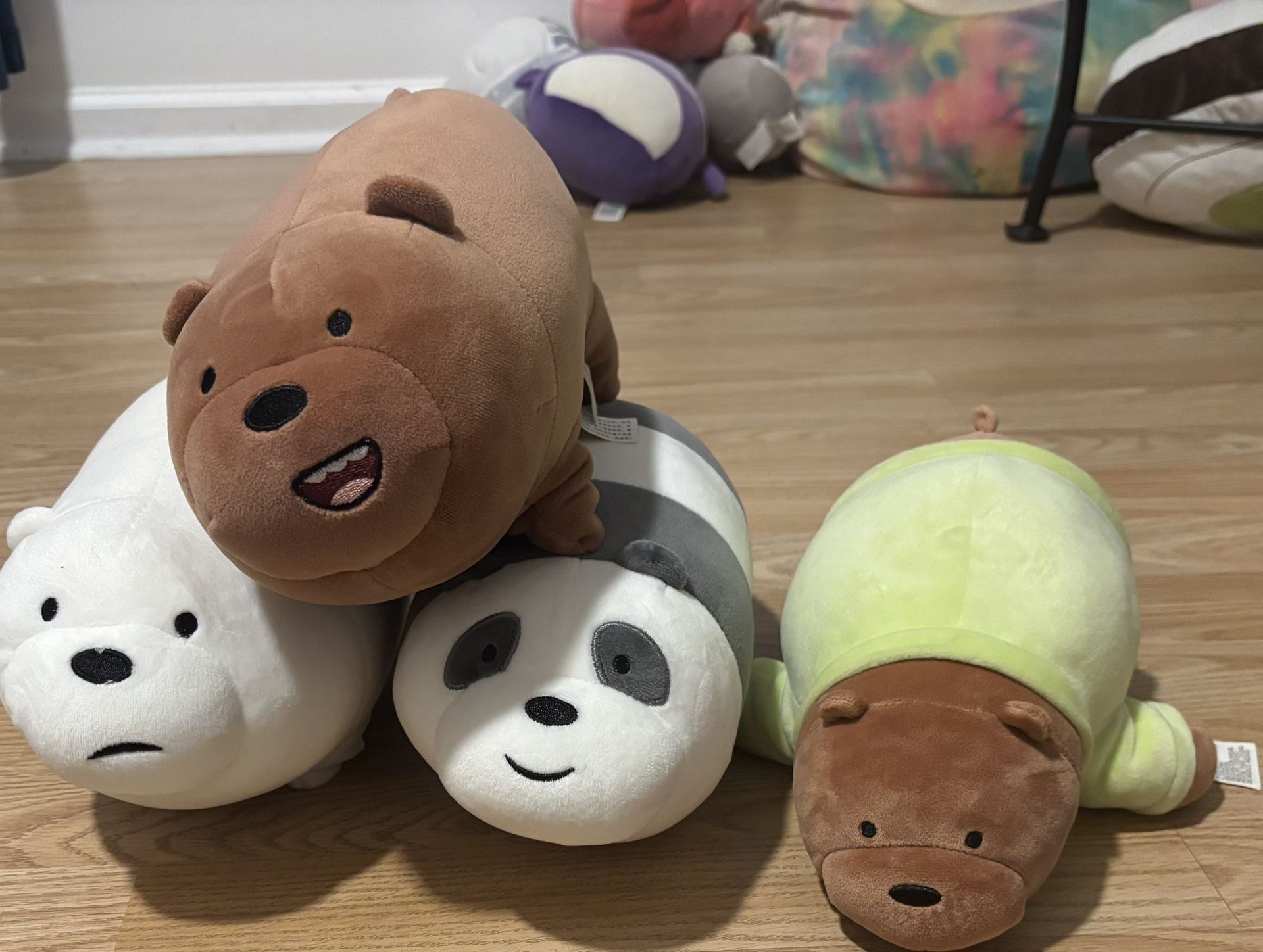 We Bare Bears Stuffed Animal Pack