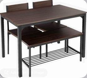 4-Piece Space-Saving Dining Table Set