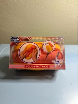 NEW - Sunny Days Squeezy Squishy Hot Dog - 2 IN 1🌭