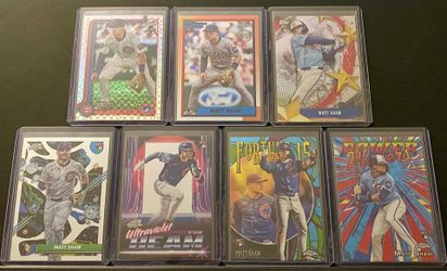 2025 Topps Cosmic Chrome/Topps Chrome Matt Shaw Rookie Cards (Lot of 7)
