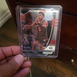 Anthony Edwards Prizm Rookie Basketball Card
