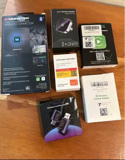 CarPlay adapters (wired to wireless)