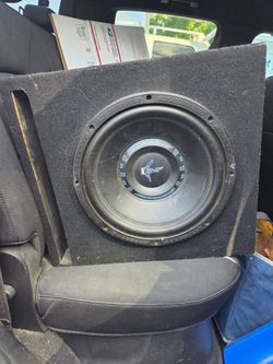 12" Crossfire BMF subwoofer, ported box