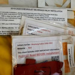 NEW REAR BUMPER LETTERING LOGO