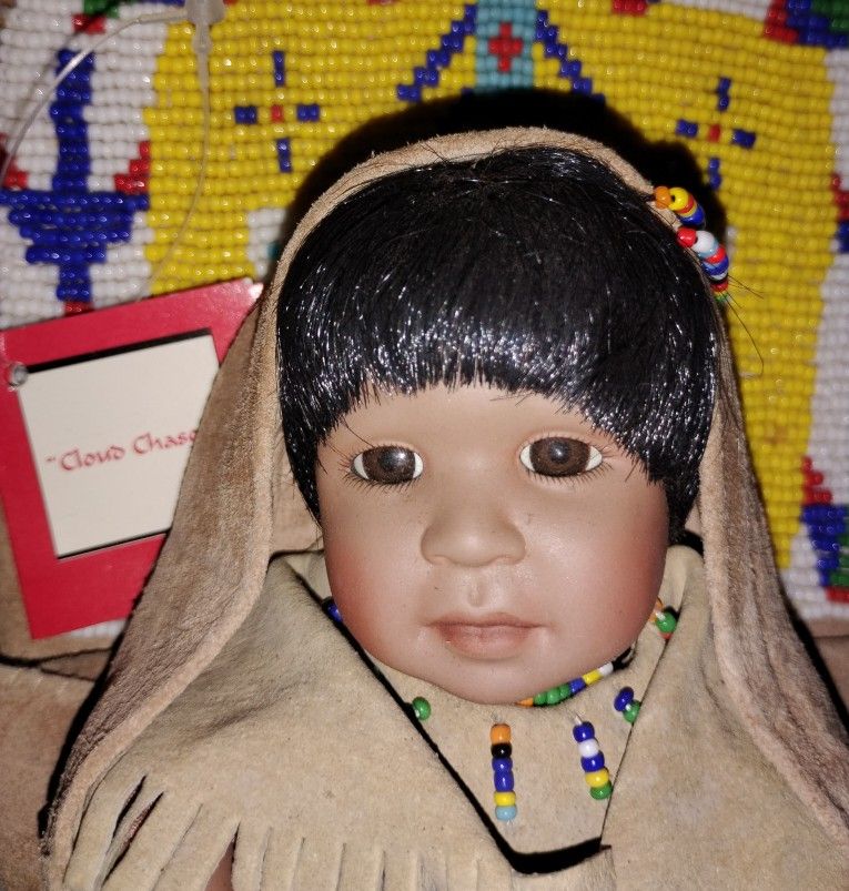 Ashton Drake Native American Porcelain Doll