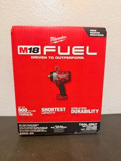 New Milwaukee M18 Fuel High Torque 1/2 Impact Wrench