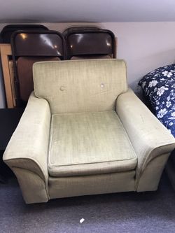Green Mid Century Modern Living Room Chair