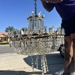 Vintage Crystal Chandelier