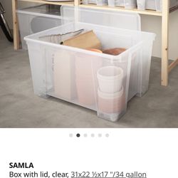 IKEA storage bin with lid