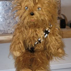 Star Wars 17" Plush -stuffed Chewbacca Plush with Zipper Backpack