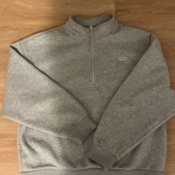 Alo quarter zip grey