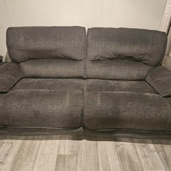 Sofa Love Seat And Chair. All Recline And Has Power Options. Center Console Cup Storage Is Also Power Option To Charge Multiple Things