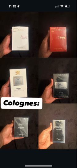 Designer colognes