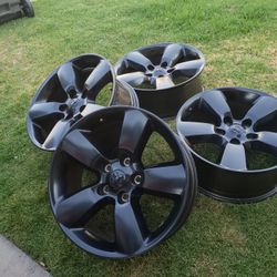 20” Dodge Ram Black Wheels $499 Firm 