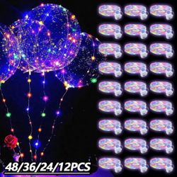 48 Pack Fairy Lights Battery Operated - 7ft 20 Led Twinkle Lights 3 Modes, Bulk Mini String Lights Waterproof For Mason Jars Vases DIY Party Wedding 