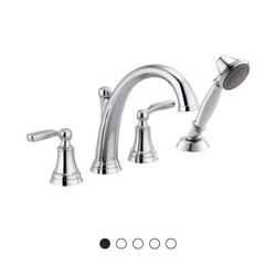 delta roman tub with hand shower chrome 