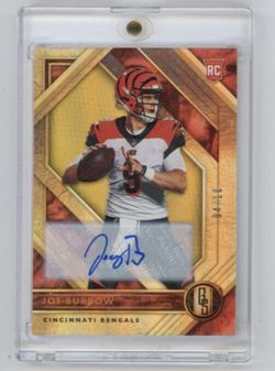 2020 Gold Standard Bengals Rookie Joe Burrow Auto /10