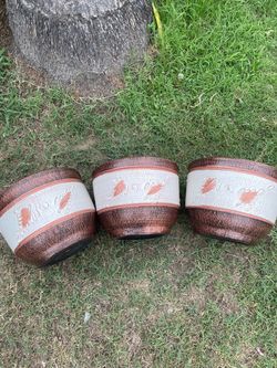 Mexican clay pots hand made