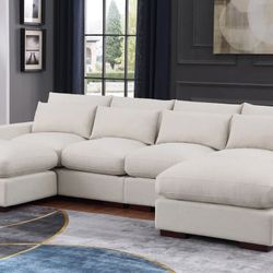 Couch With Two Ottoman 