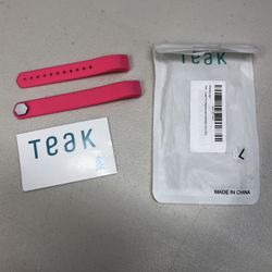 Teak Large Pink Replacement Band For Fitbit Alta 