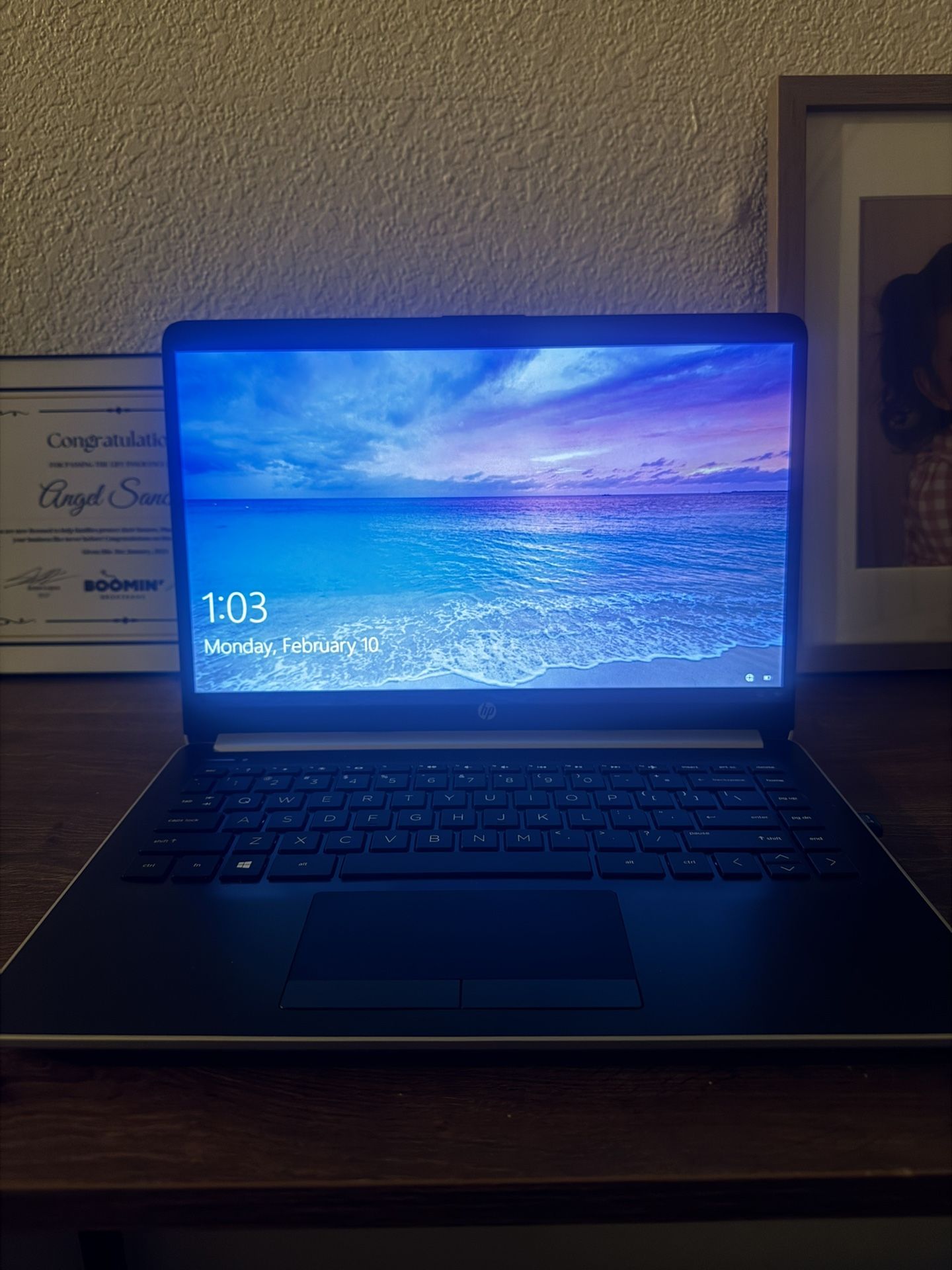 HP Laptop with Mouse, Carrying Case and Charger