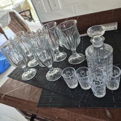 6 Cups, 4 Shot Glasses 