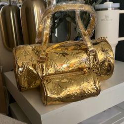 Gold Shoulder Bag