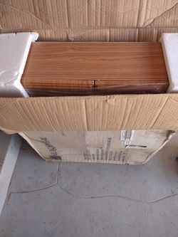 23 inch bathroom storage cabinet brown new