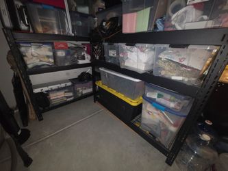*** 2 Metal Industrial Duty Storage Racks ***