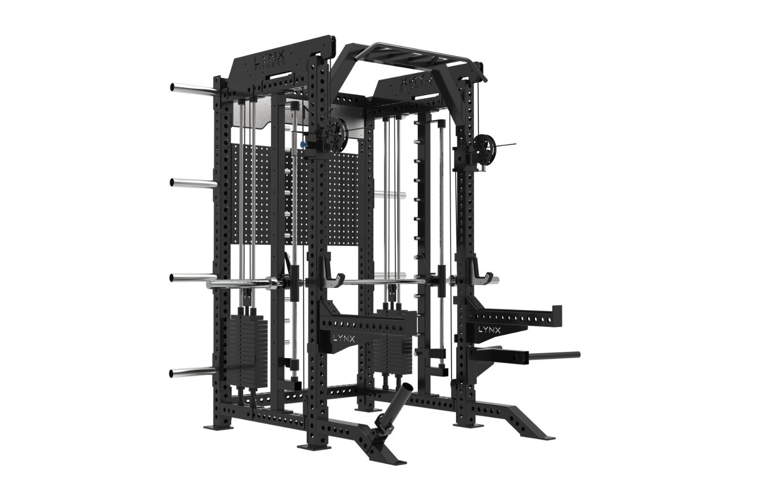FULLY LOADED - FREE DELIVERY🟢All In One Home Gym🟢 Cable Machine🟢Smith Machine🟢Squat Rack