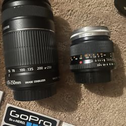 Huge Lot Of  Professional cameras And Lens 