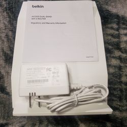 Belkin Wifi 6 RT3200 Wifi Router