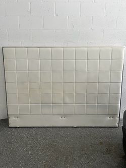 White headboard