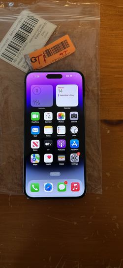 iPhone 14 Pro Max 128GB AT&T Locked Deep Purple 