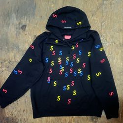 Supreme Embroidered 'S' Hoodie | Size: Large *Like NEW*